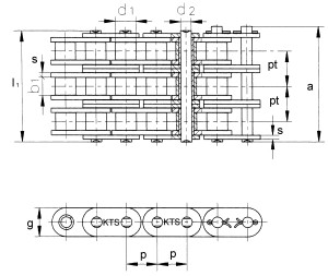 roller chain straight plates